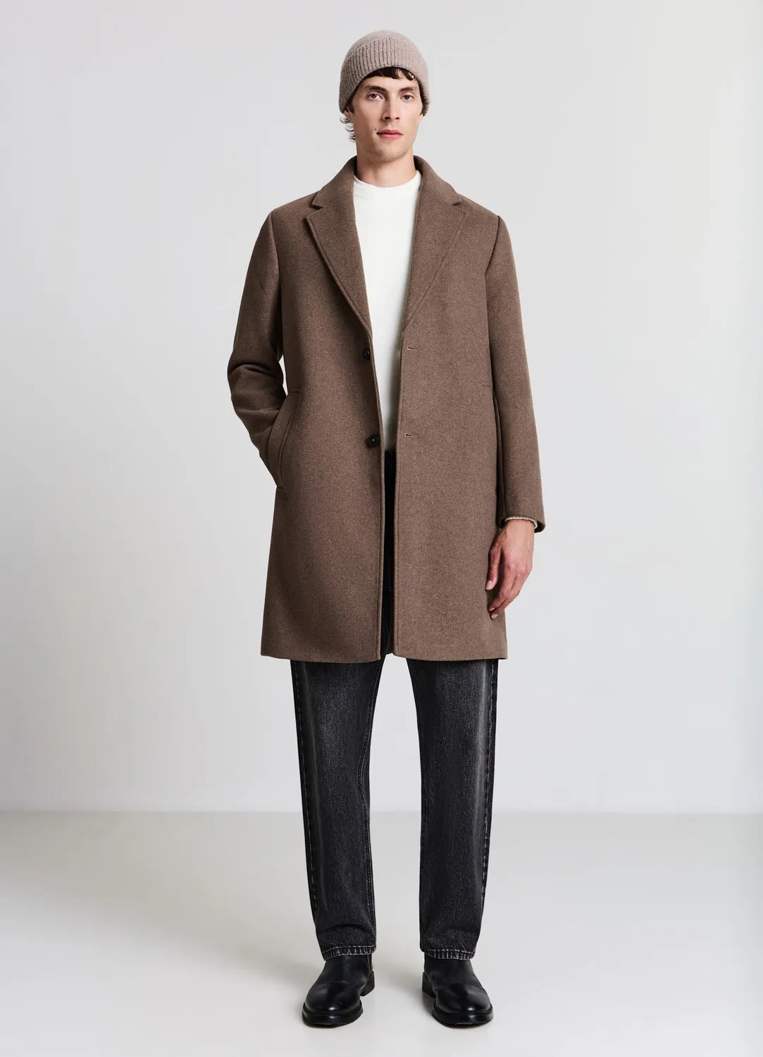 Calliope manteau homme monopetto revers
