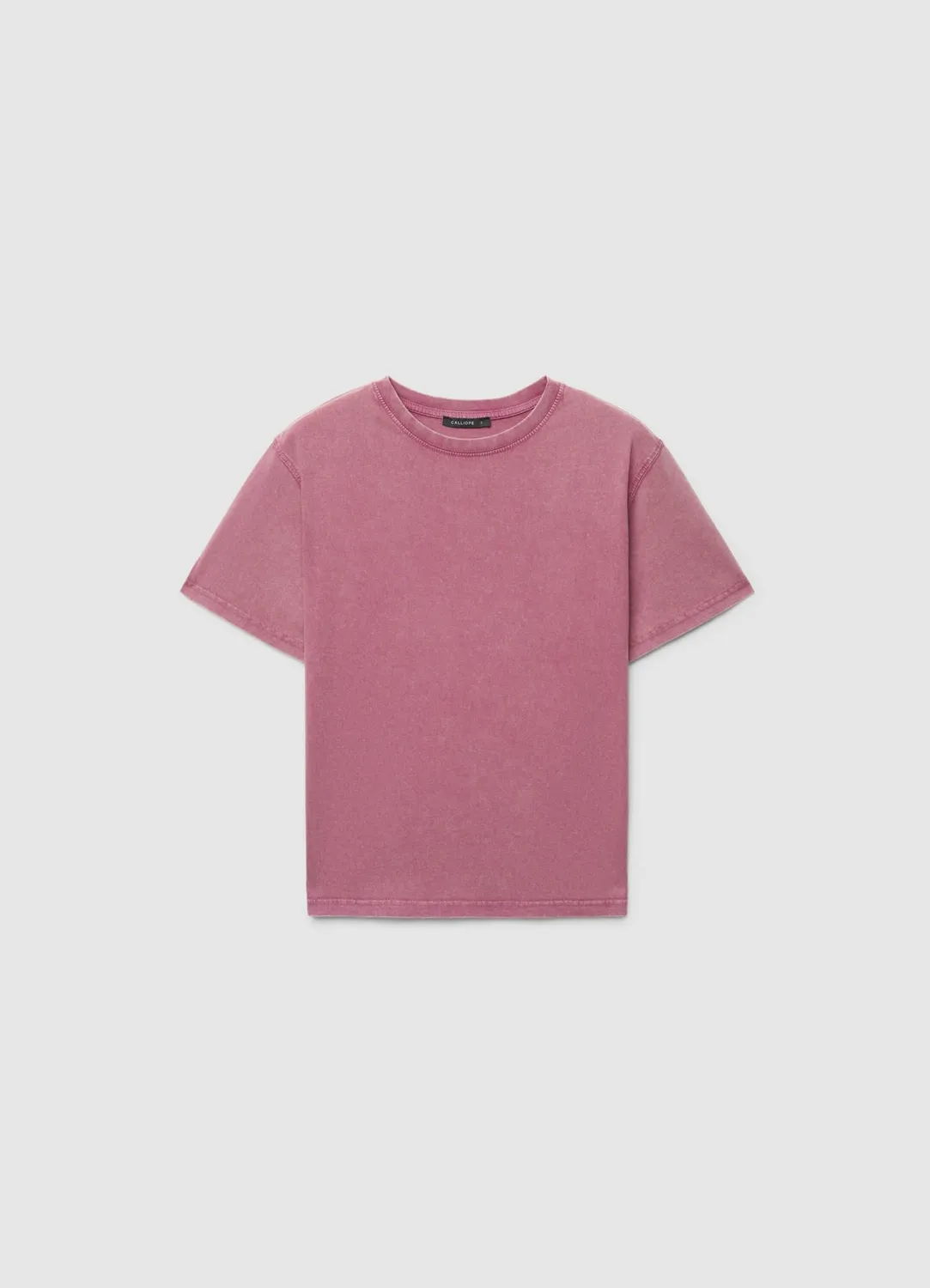 Calliope t-shirt effet délavé femme col rond