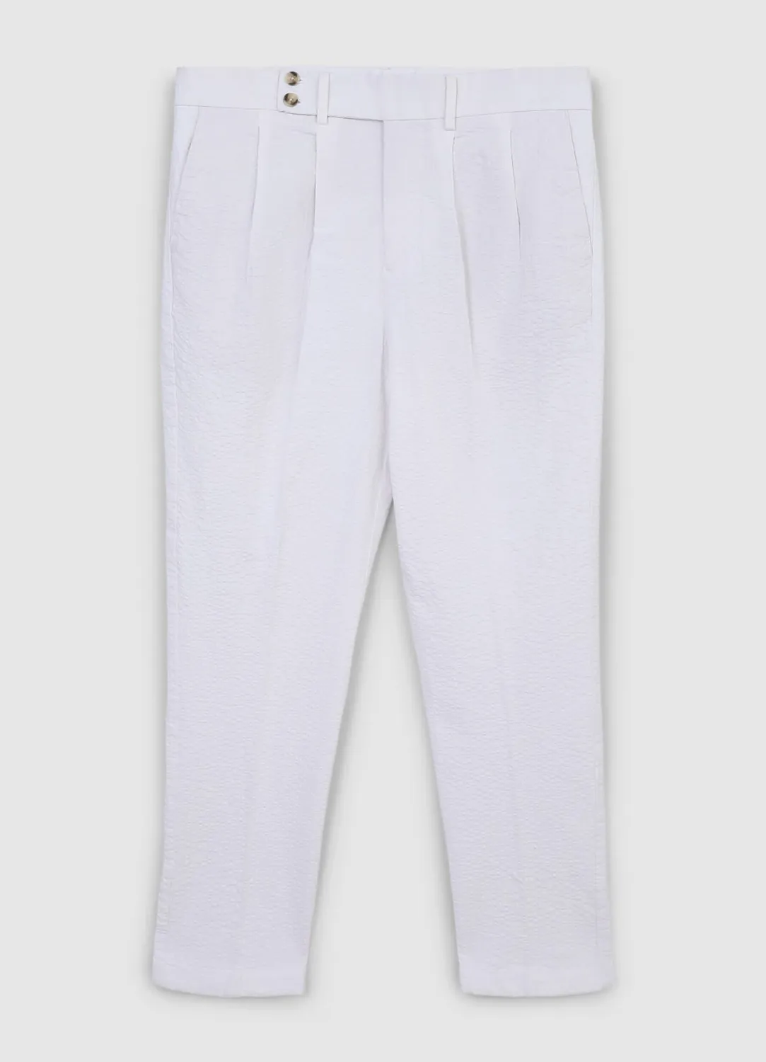 Calliope Pantalon Homme Coton Uni Coupe Regular