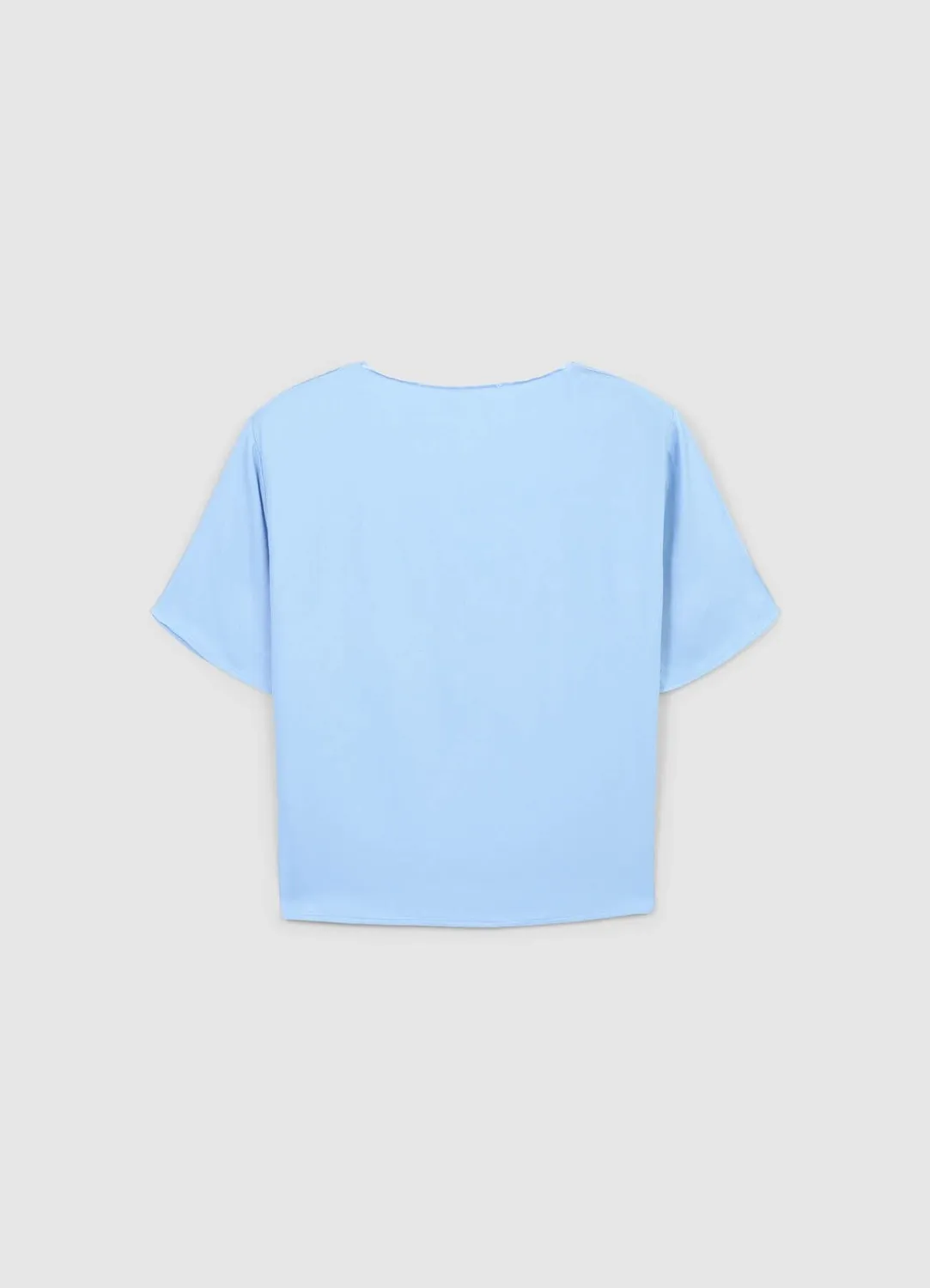 Calliope blouse col large femme manches courtes