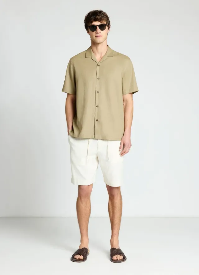 Calliope bermuda rayé homme cordon