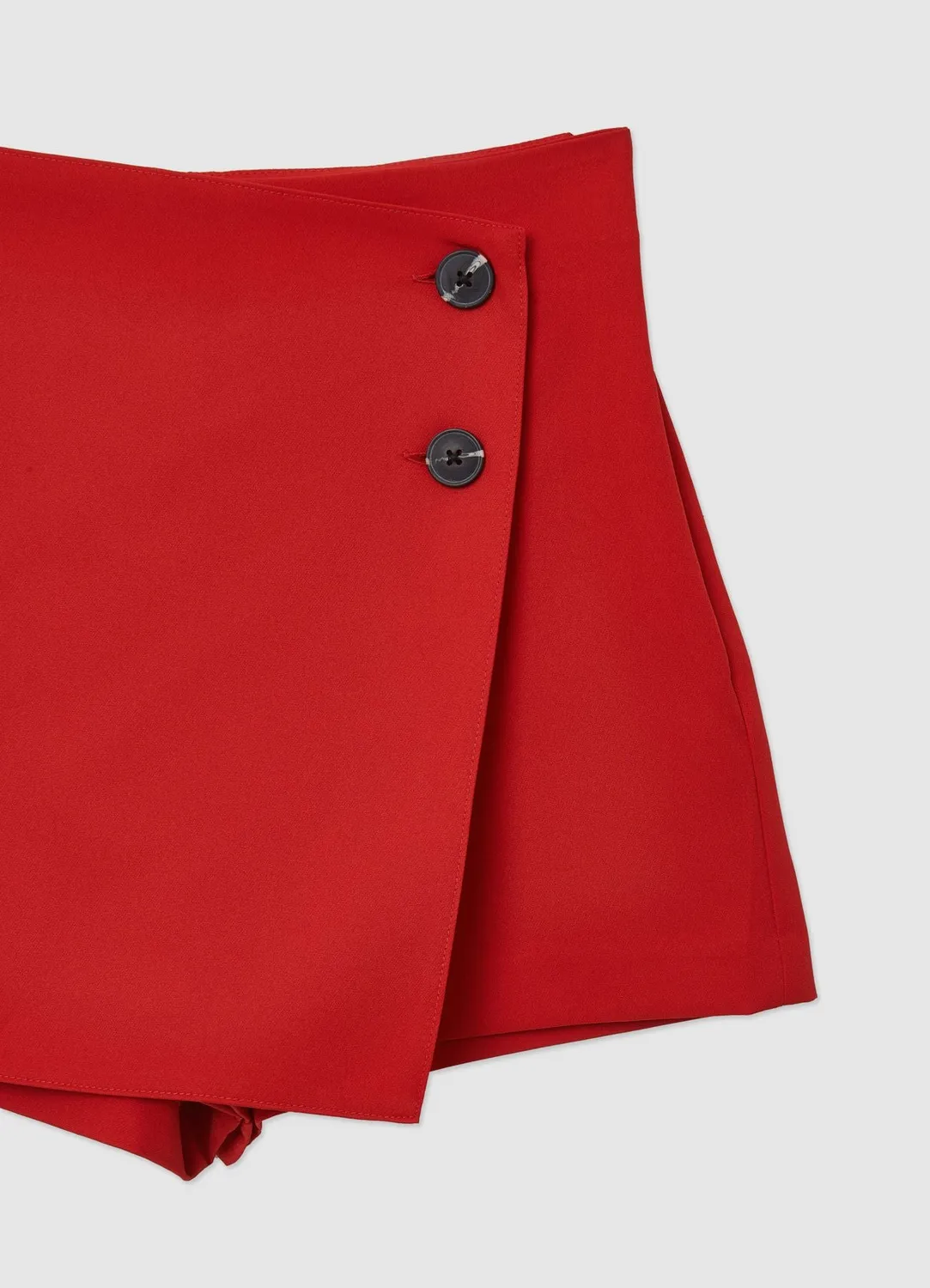 Calliope jupe-short femme panneau asymétrique