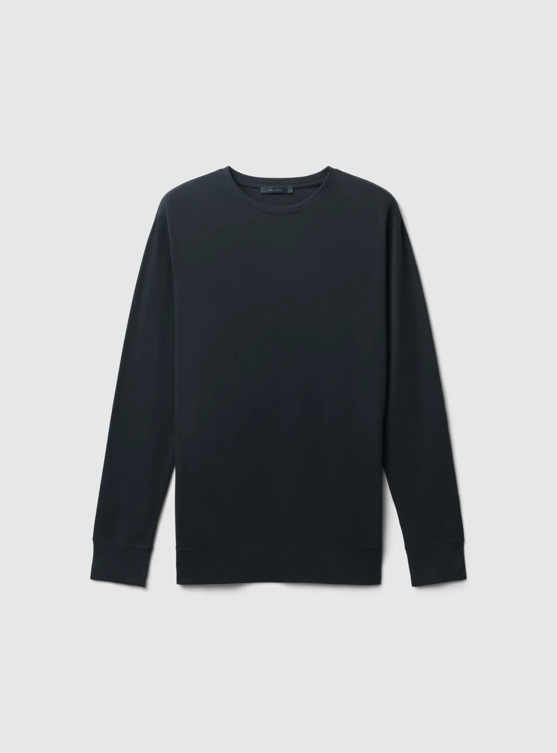 Calliope t-shirt homme manches longues coton col rond