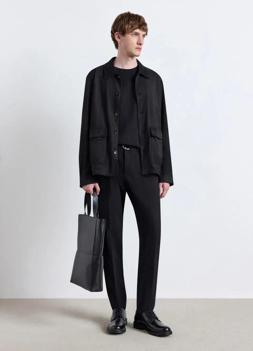 Calliope Shacket Homme Boutonnée Unie