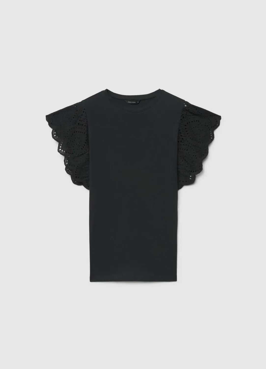Calliope t-shirt manches volants sangallo femme