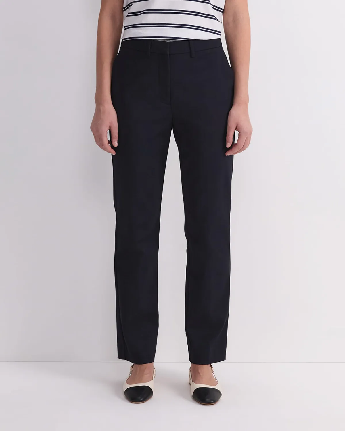 Sportscraft Yvette pantalon droit taille 10 coton stretch