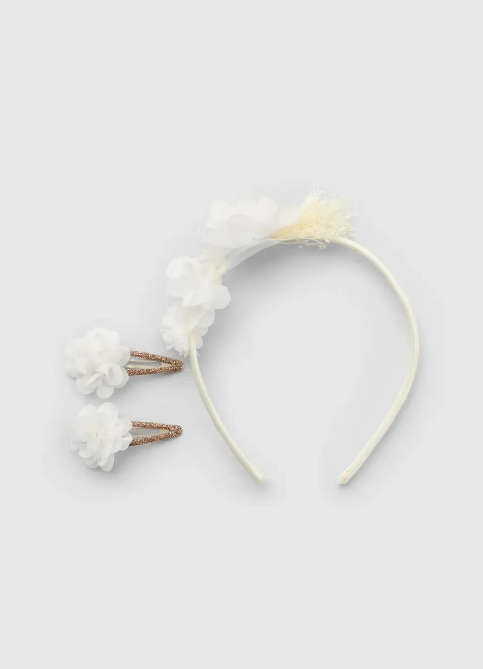 Lot 3 accessoires cheveux Calliope fille fleurs