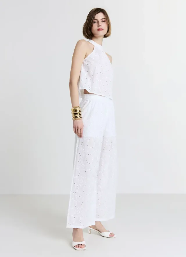 Calliope pantalon sangallo coton taille élastique XS-XL