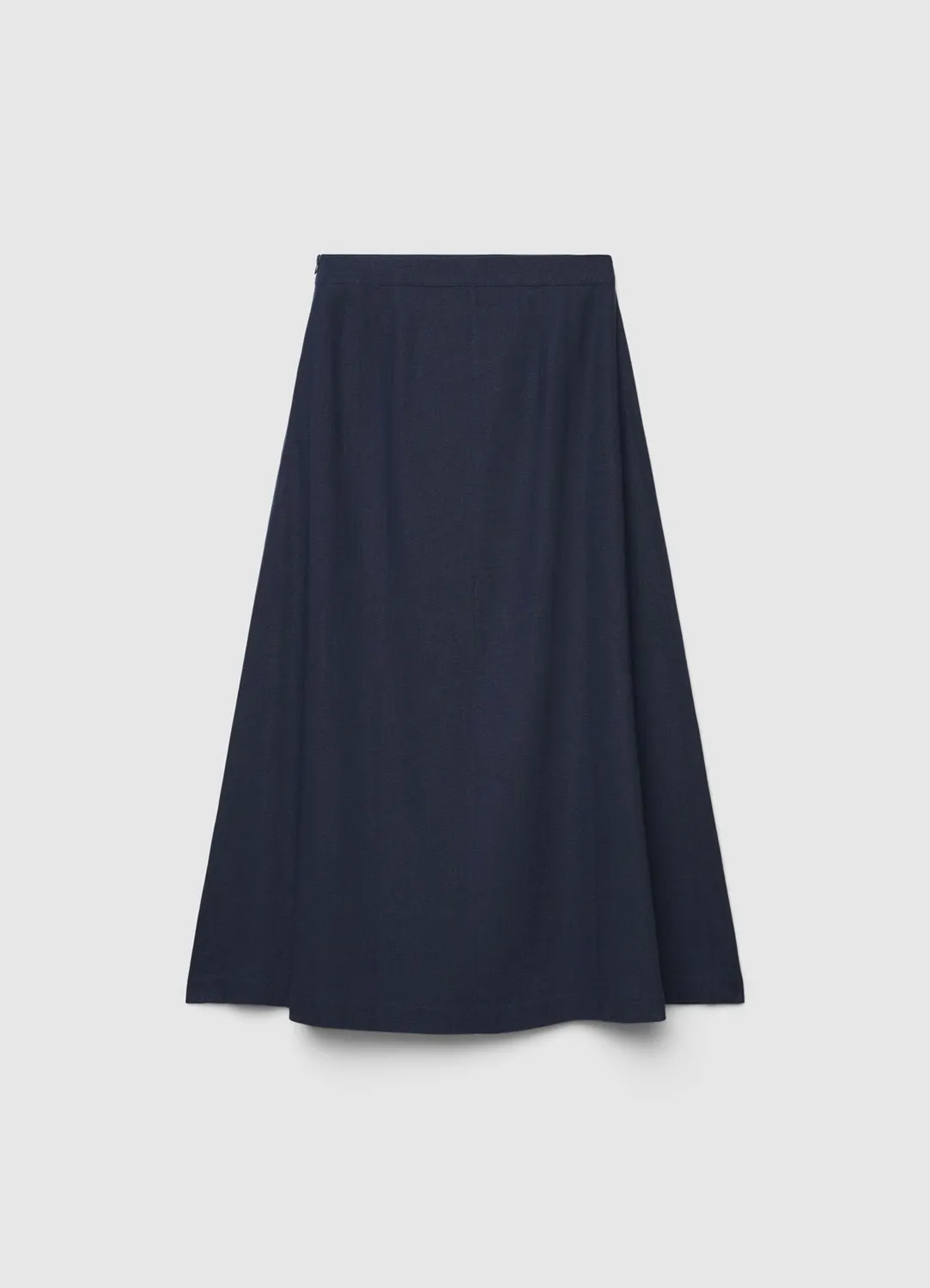 Calliope jupe longue évasée femme unie fluide