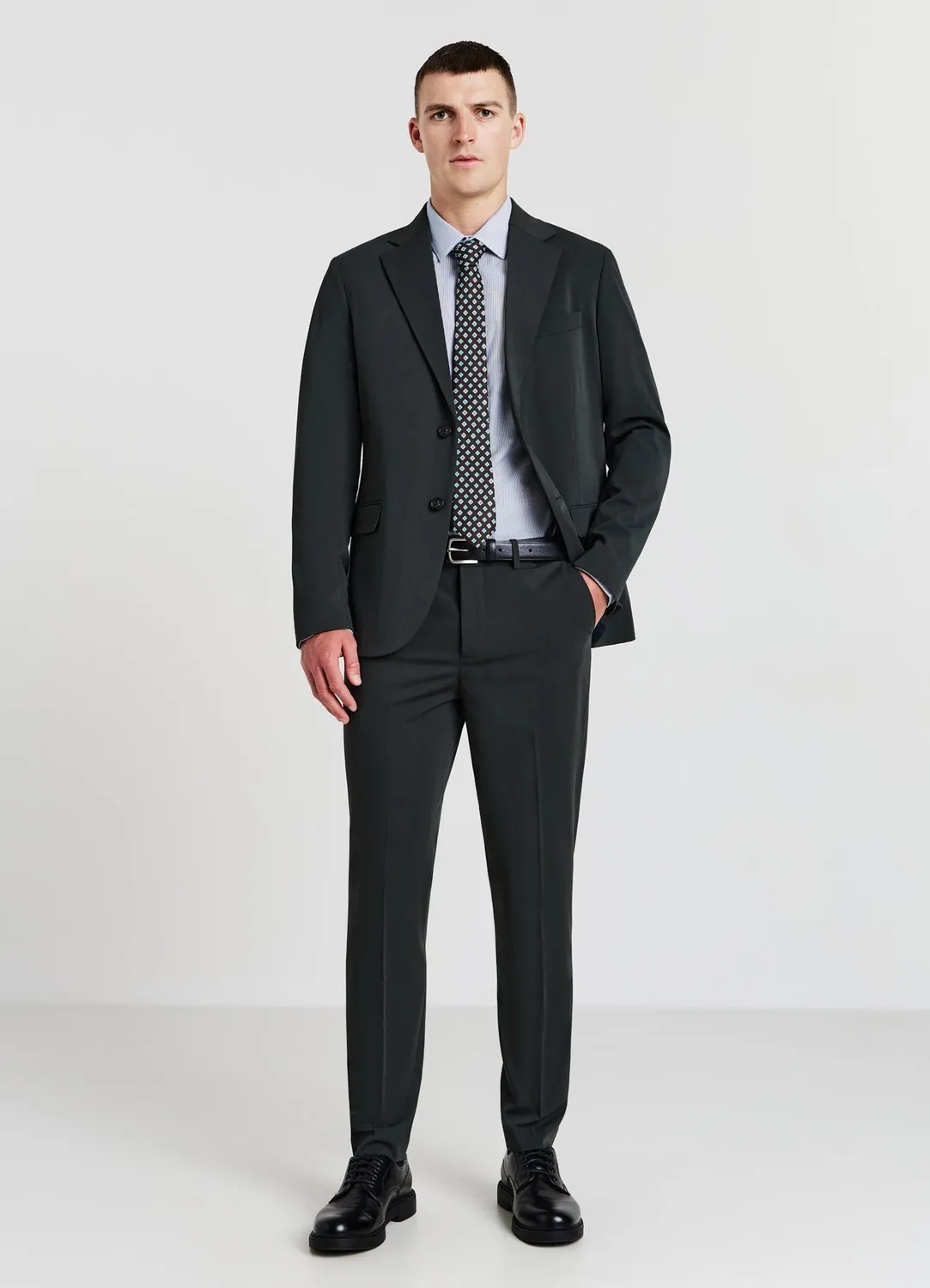 Calliope Regular Fit pantalon homme bureau droit