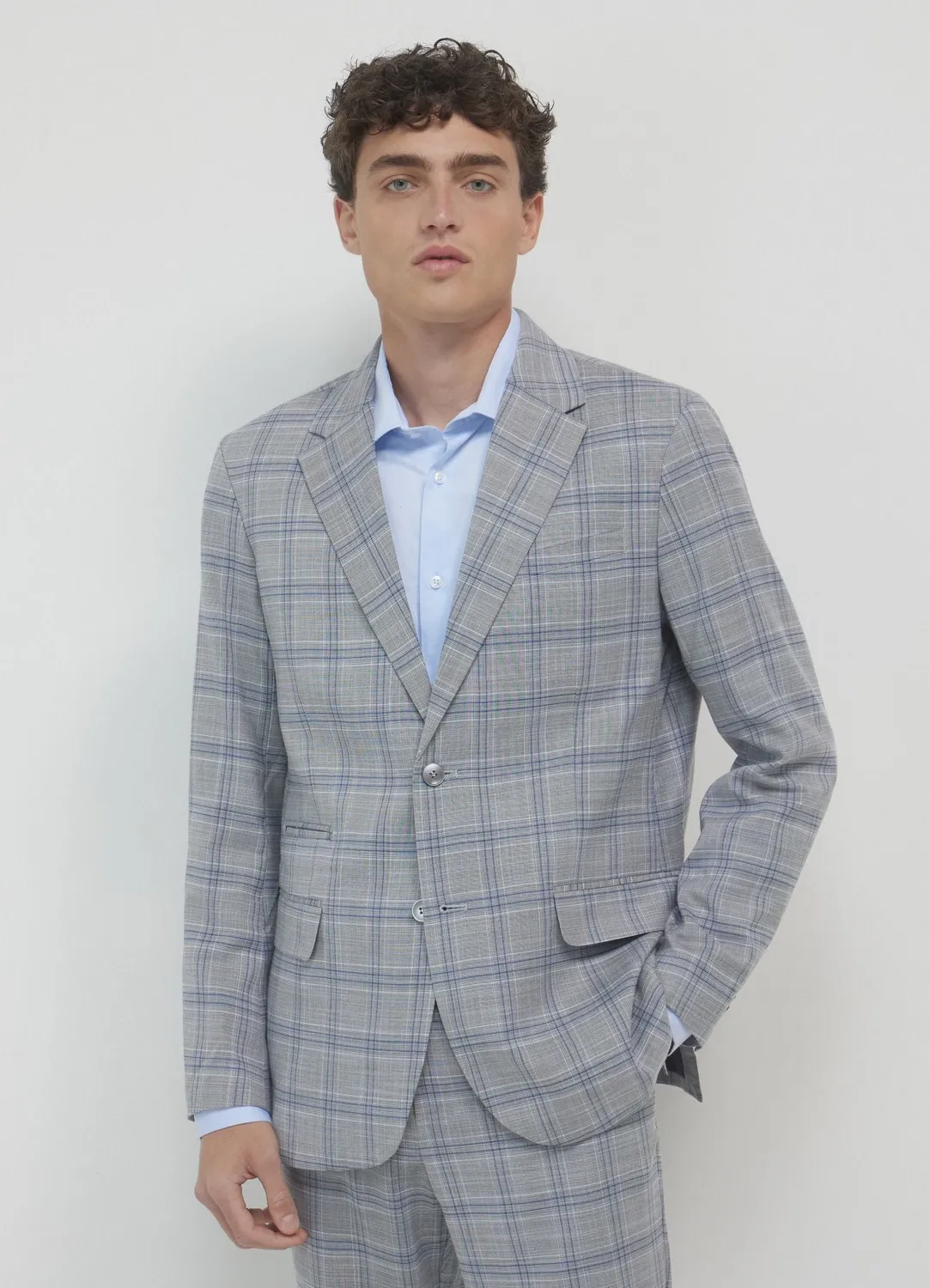 Calliope veste blazer homme à carreaux monopetto regular