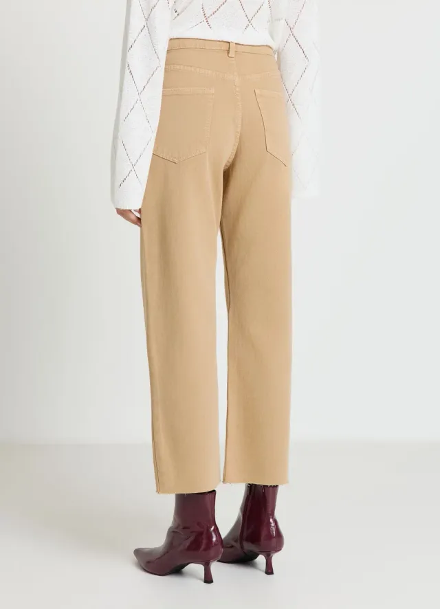 Calliope jean straight cropped femme cheville