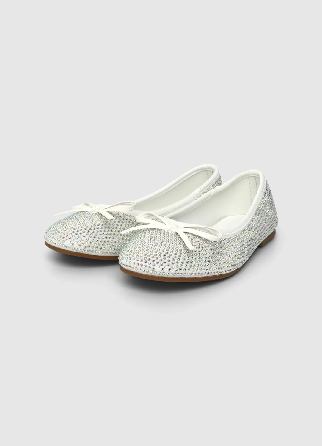 Calliope Ballerines Fille Strass Nœud Plates
