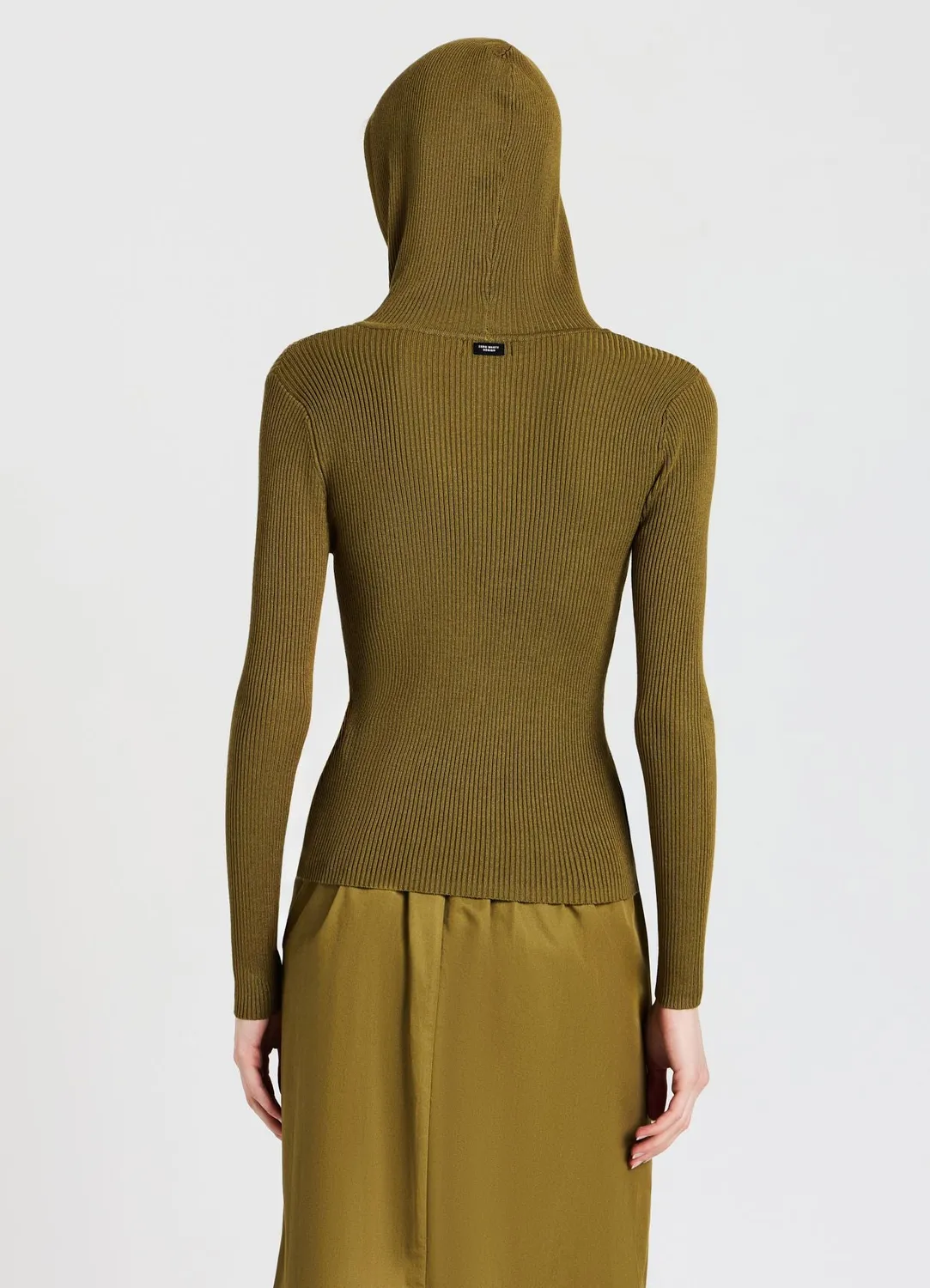 Calliope cardigan femme capuche zippé à côtes