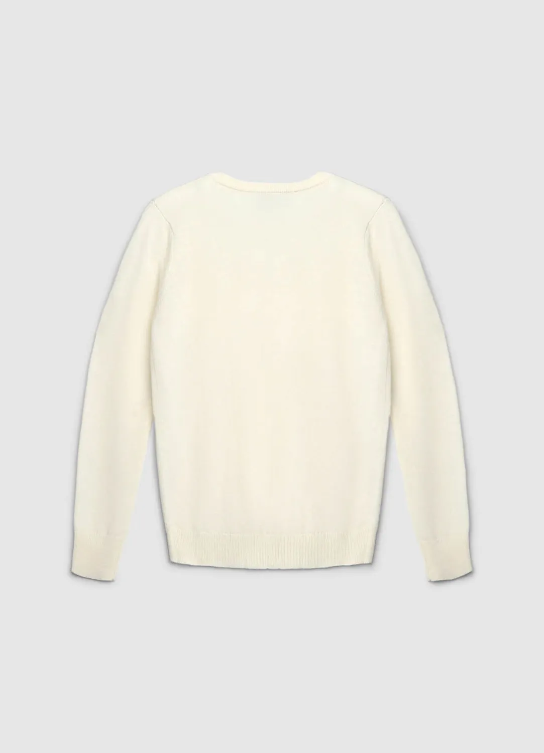 Calliope Pull femme col rond maille fine coupe droite