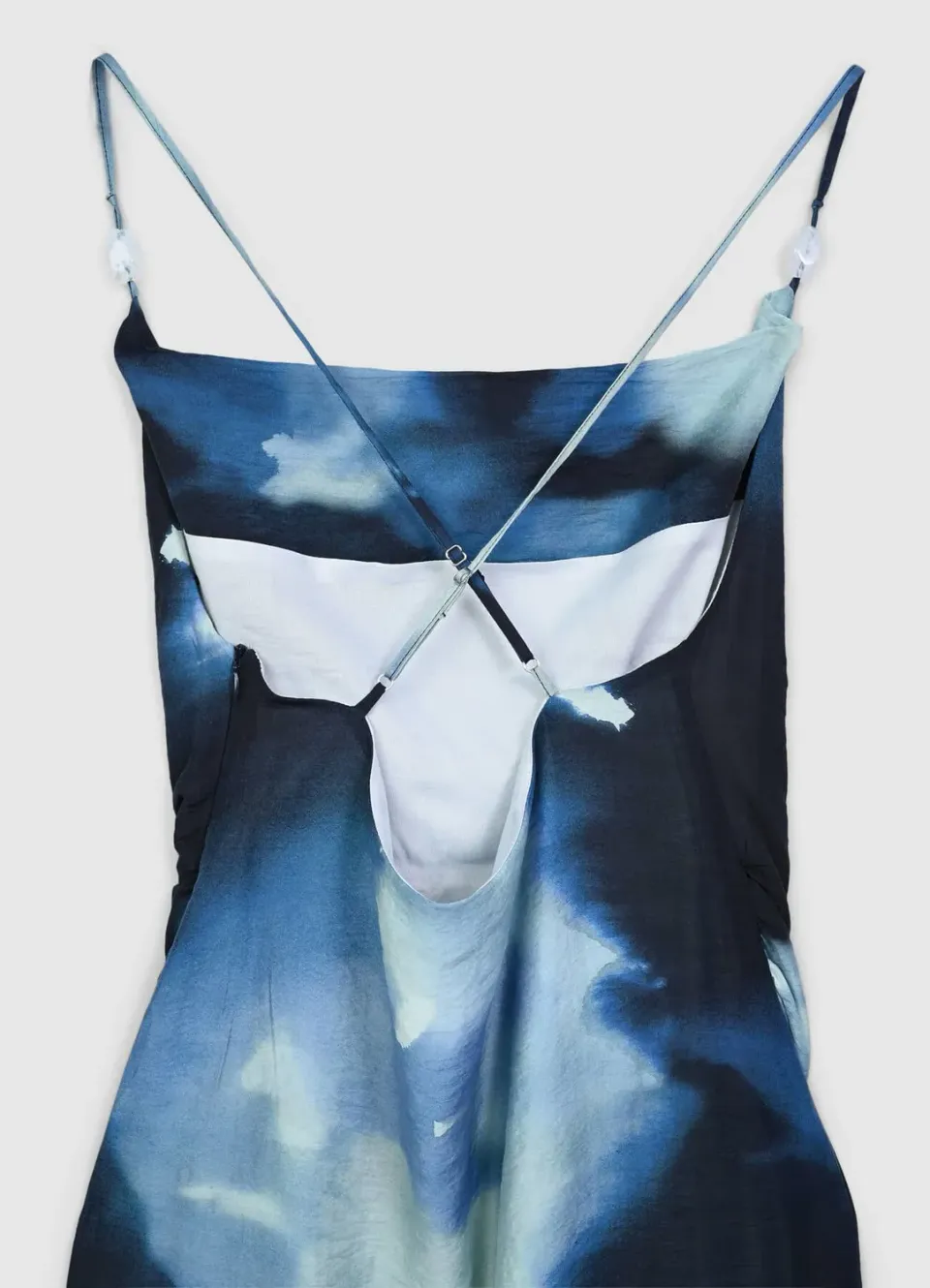 Calliope Robe longue châle femme dégradé fente