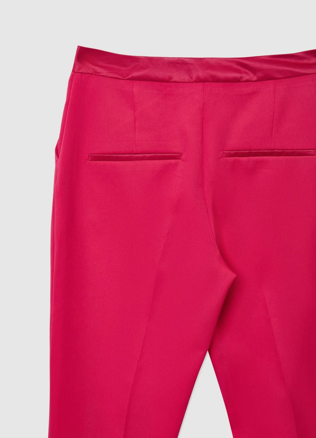 Calliope pantalon évasé femme effet satin