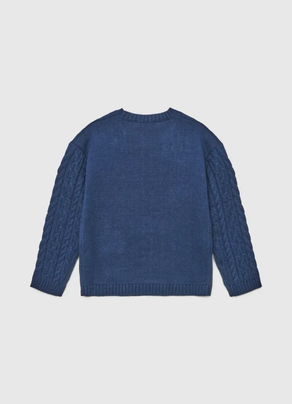 Calliope Pull col rond garçon torsades