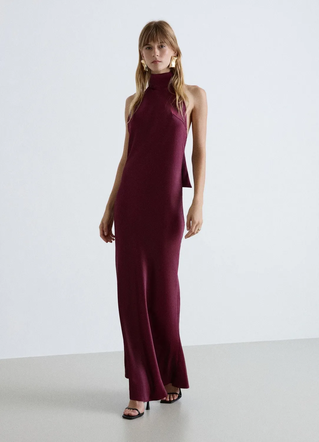 Calliope robe longue américaine nœud dos femme