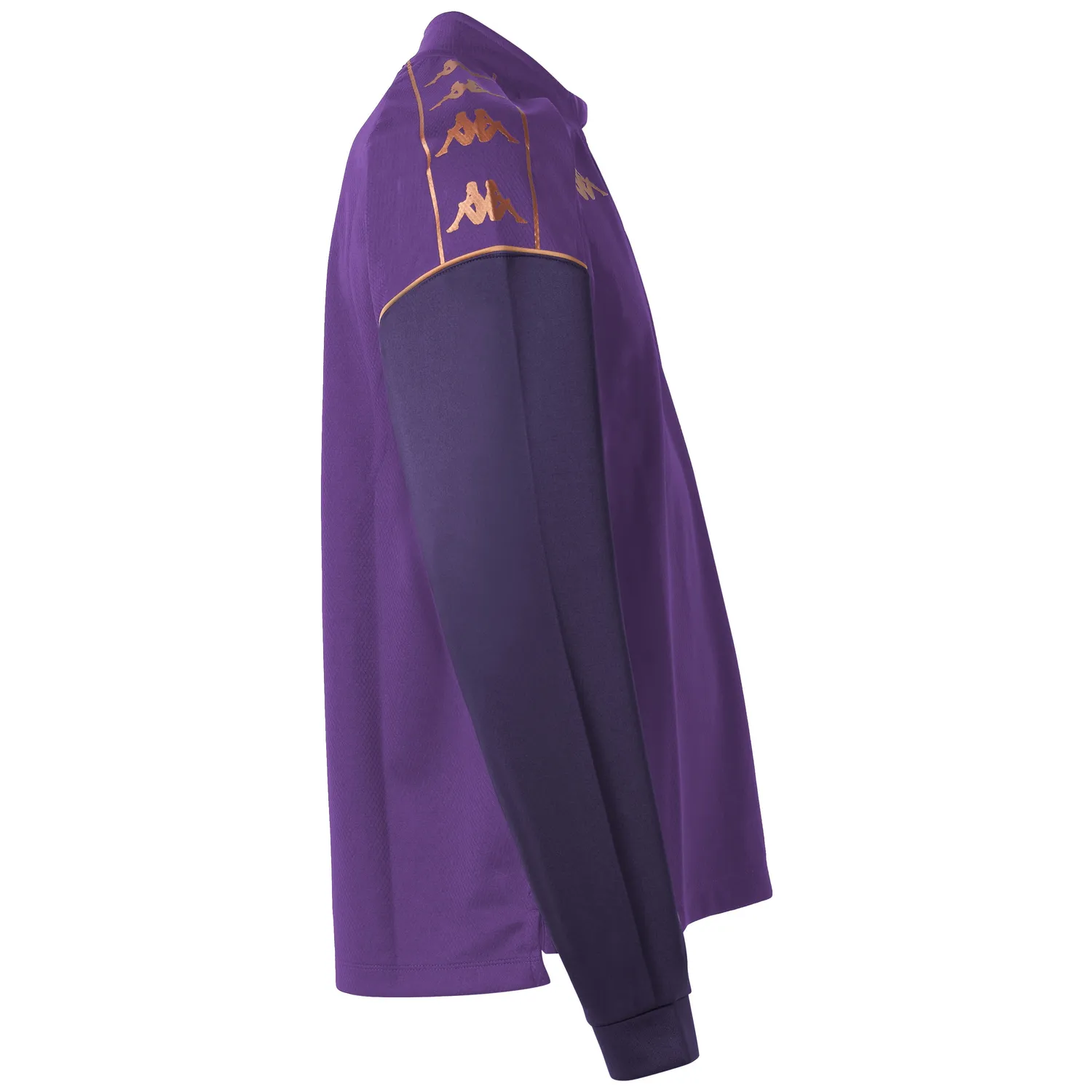 Kappa Massolo sweat violet enfant demi-zip technique