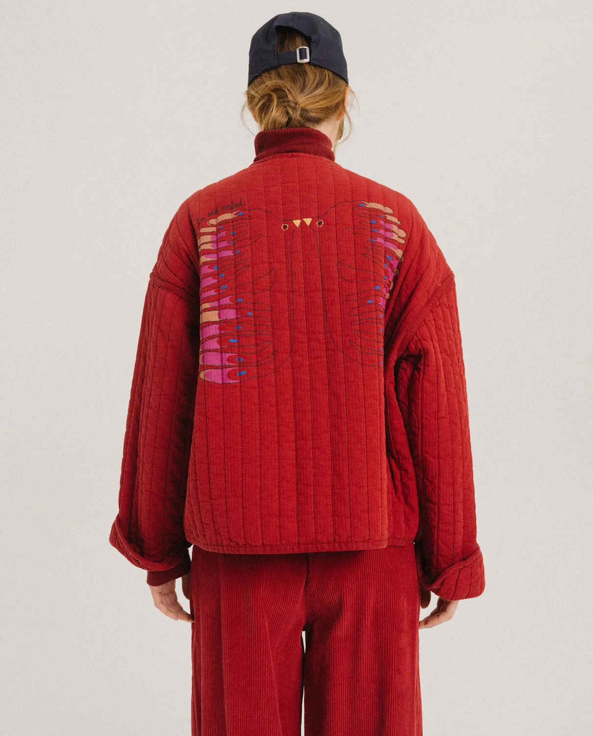 Tinsels Fame Cherry veste matelassée coton imprimée