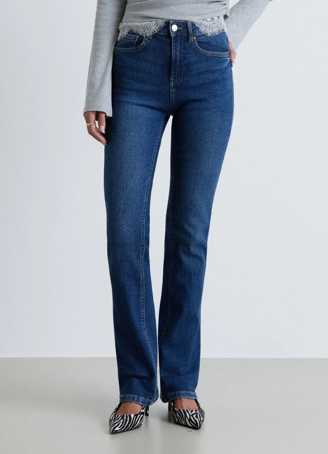 Calliope jean bootcut taille haute femme 5 poches