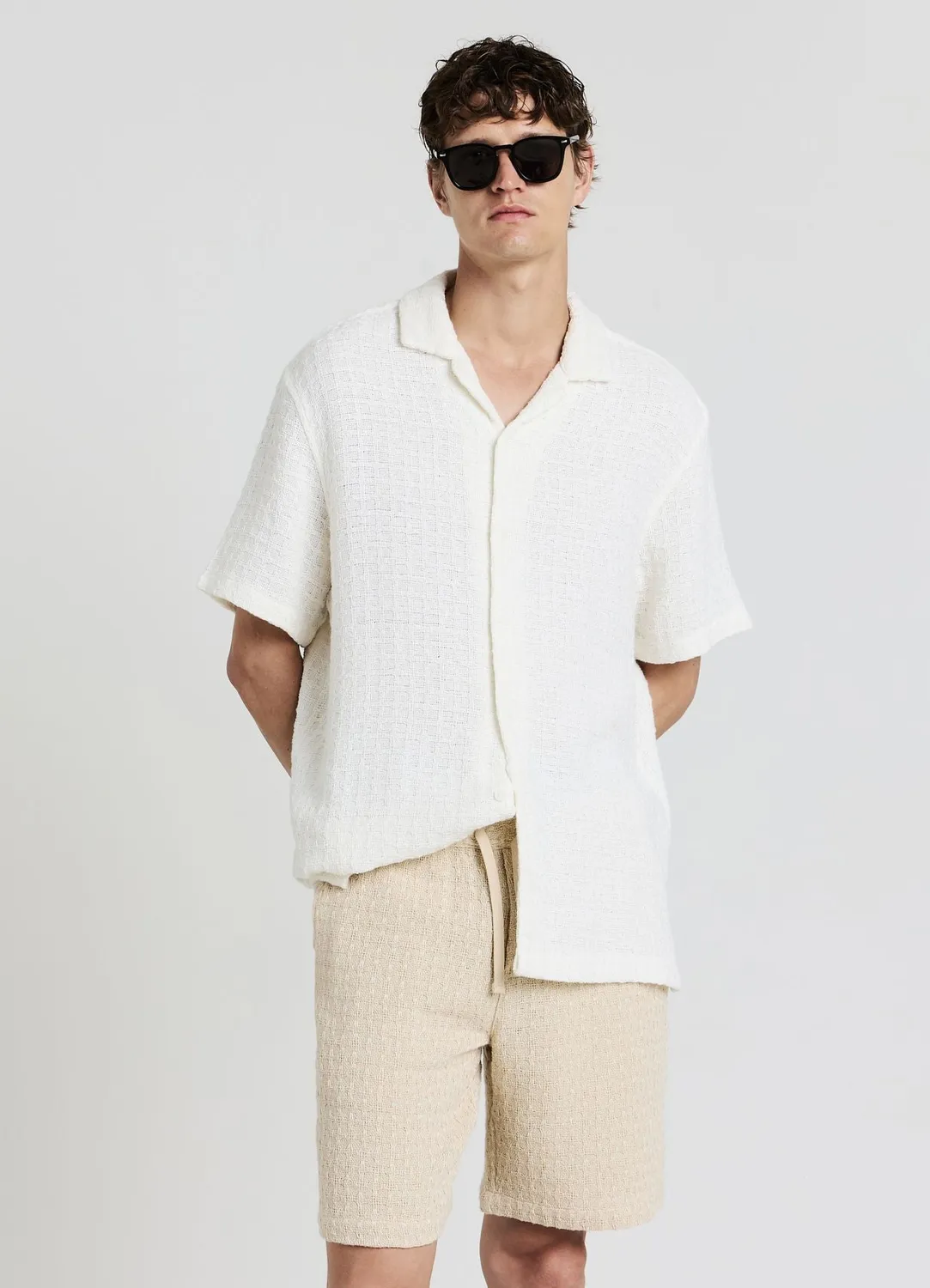Calliope chemise homme bowling coton manches courtes