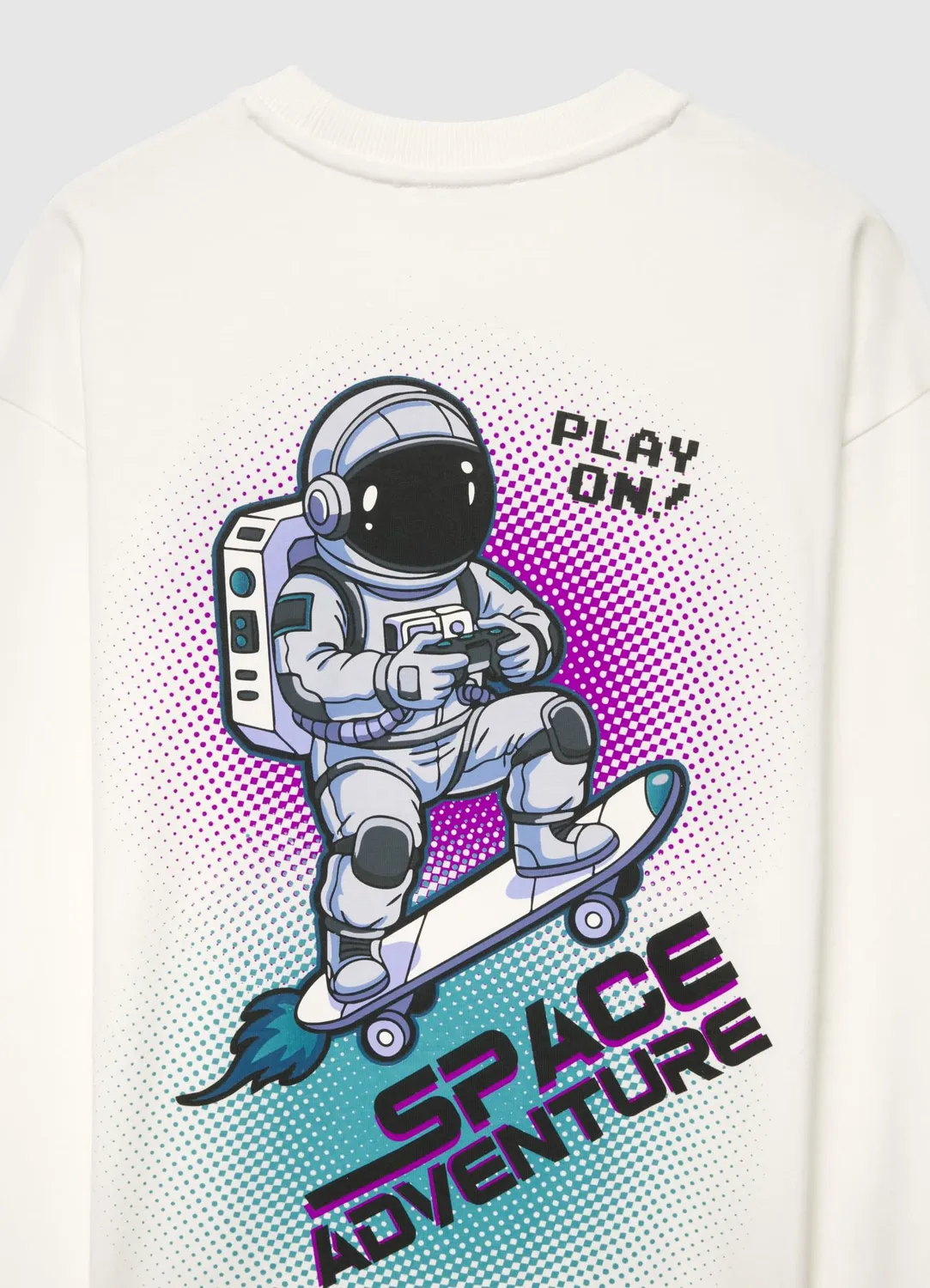 Calliope t-shirt manches longues astronaute garçon