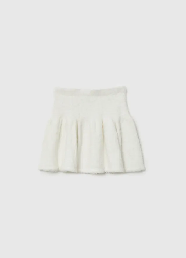 Calliope Jupe évasée effet poil jupe fille élastique