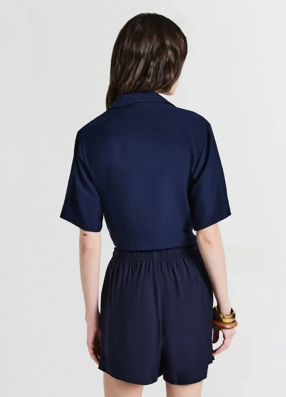 Calliope short uni femme coton cordon