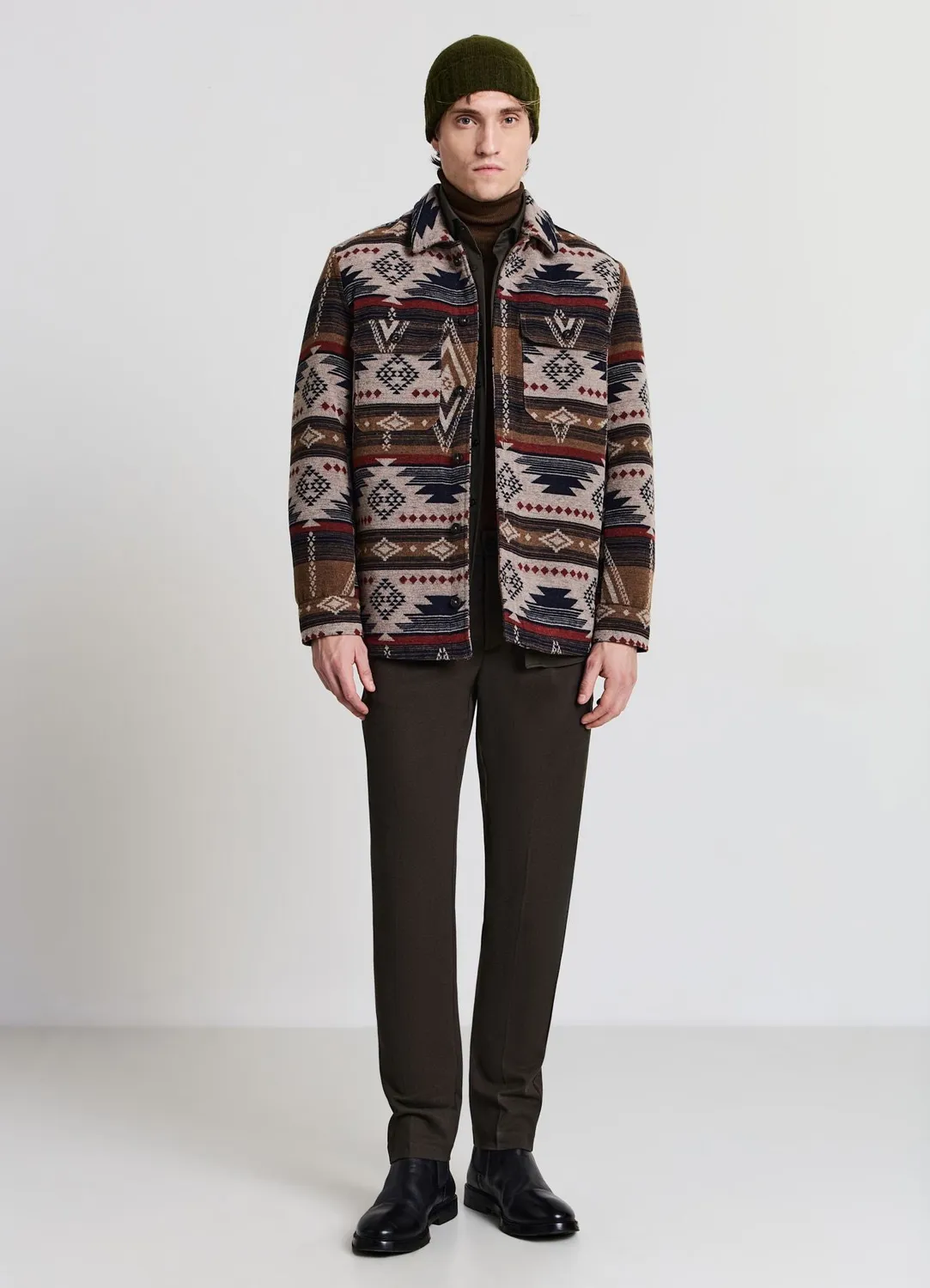 Calliope Shacket navajo surchemise homme matelassée