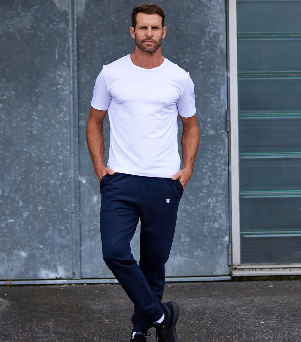 Cocorico Iconique jogging homme marine coton