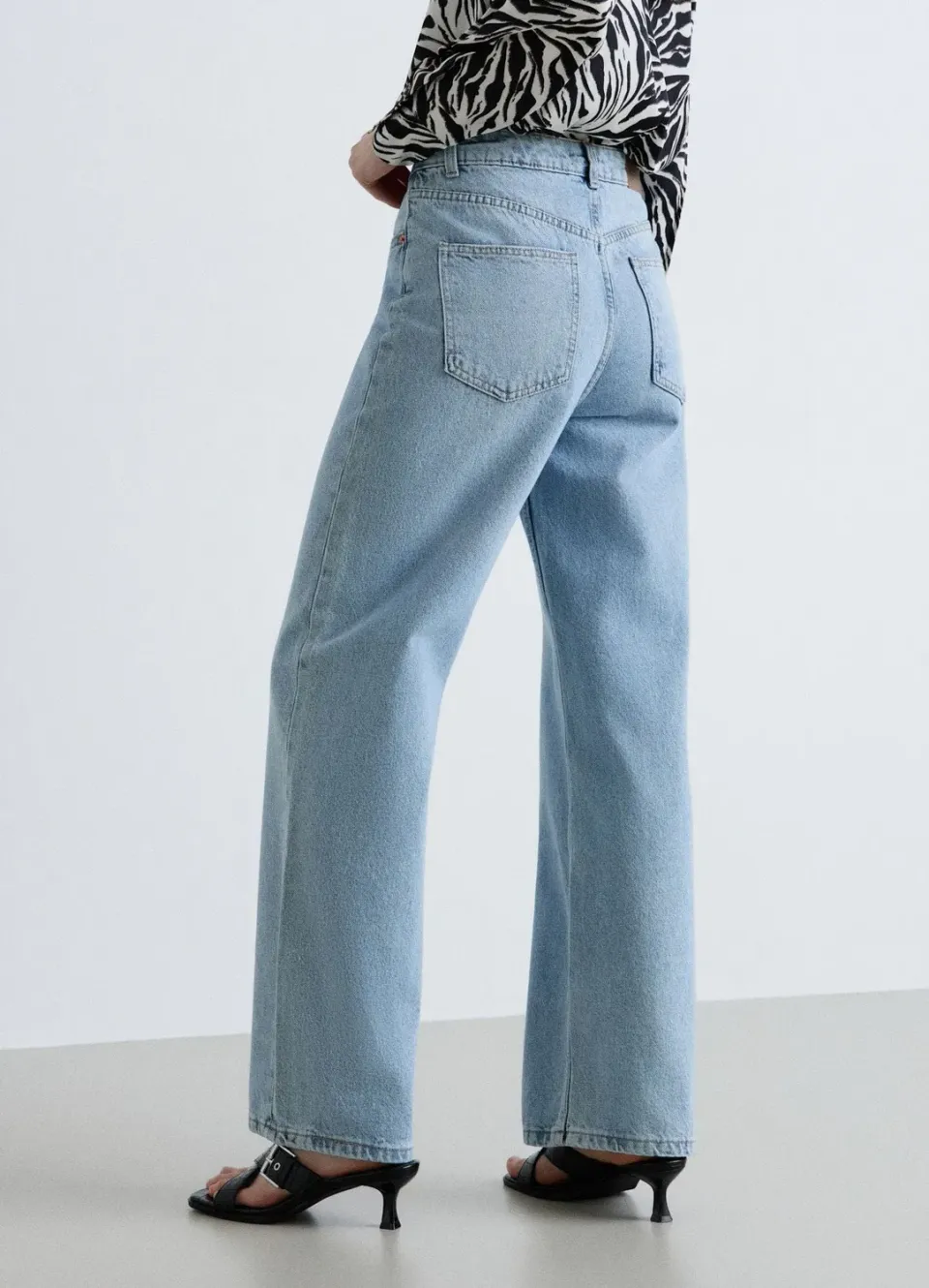 Calliope Jeans wide leg taille haute 42 uni