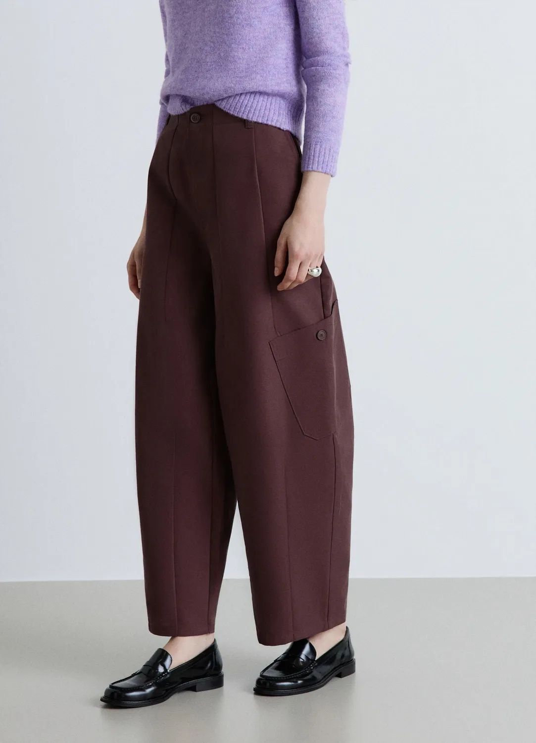 Calliope pantalon balloon cargo femme poches