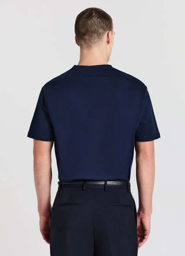 Calliope t-shirt uni homme col rond coton