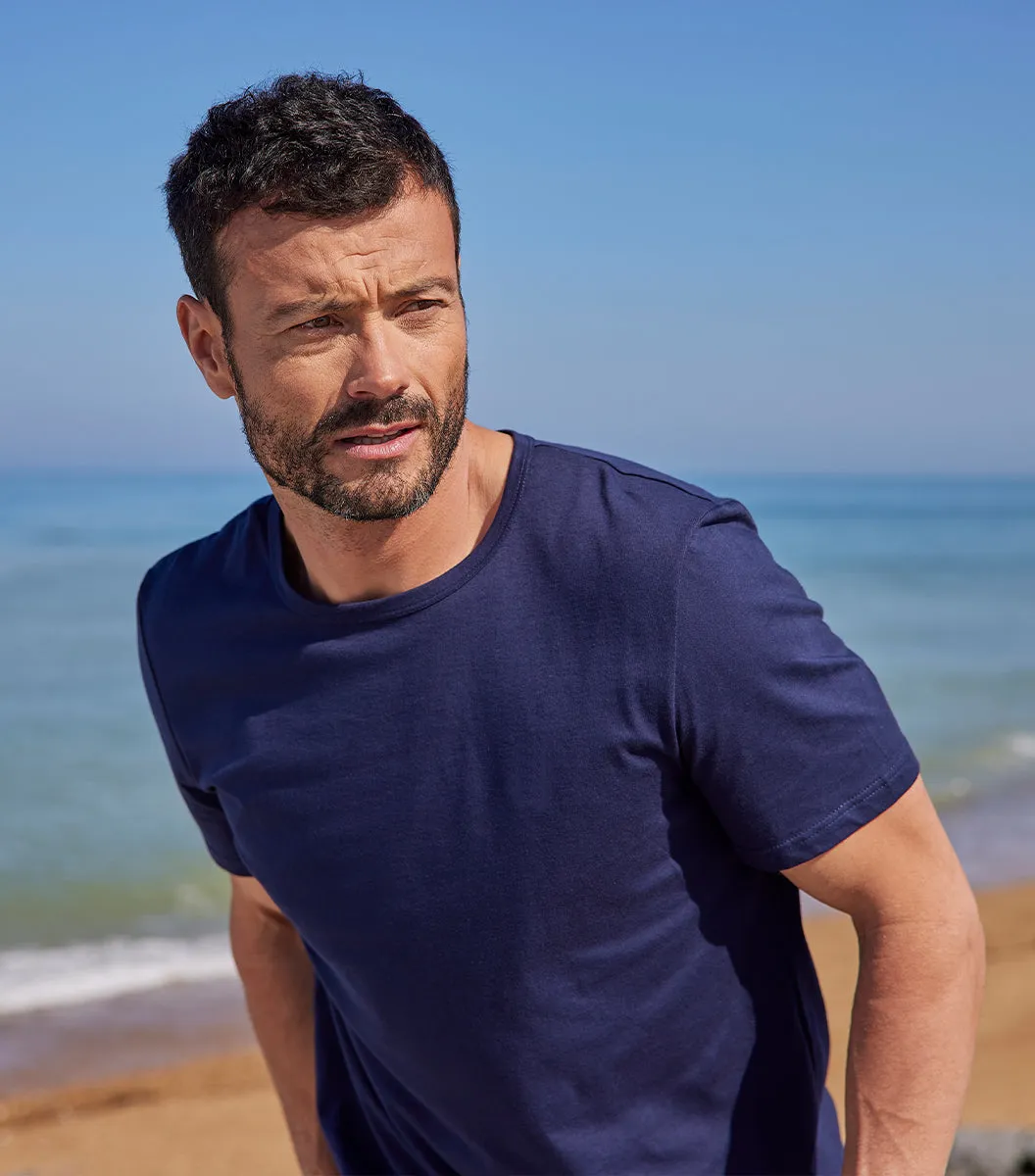 Cocorico Intemporel t-shirt homme marine coton