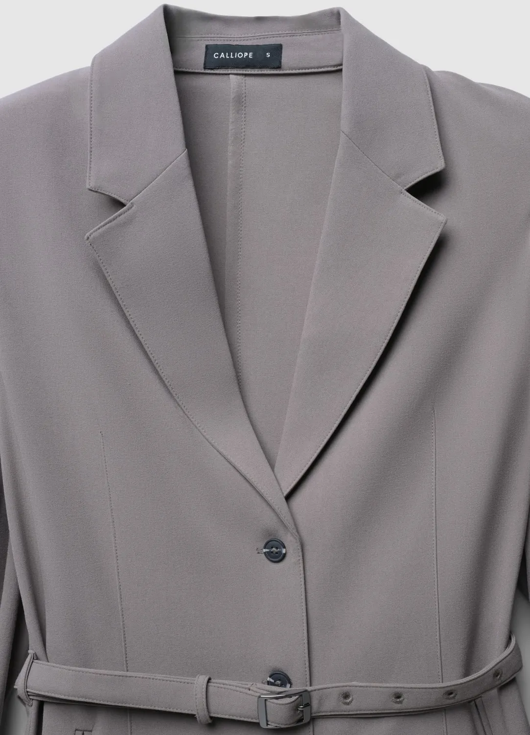 Calliope blazer ceinturé femme poches revers
