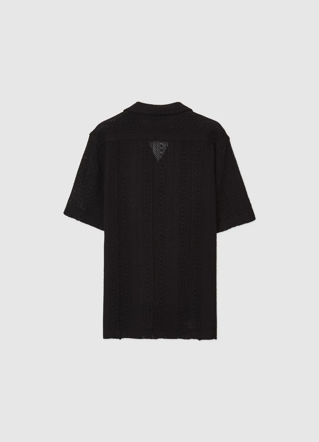 Calliope chemise crochet coton manches courtes homme