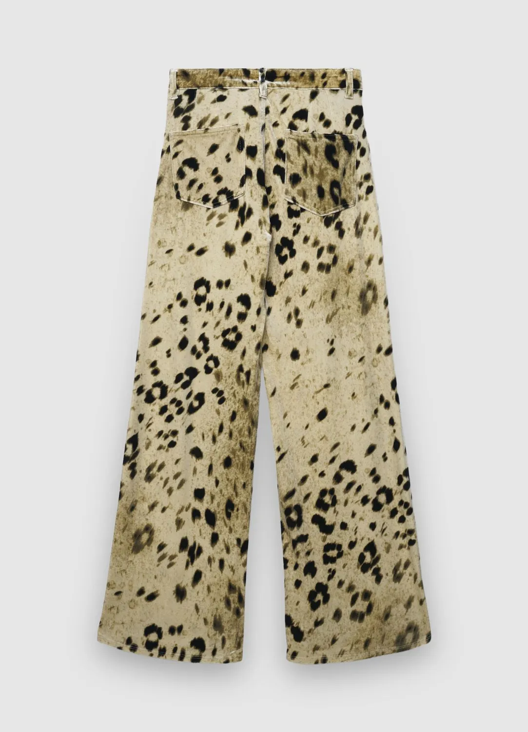 Calliope Straight pantalon femme animalier