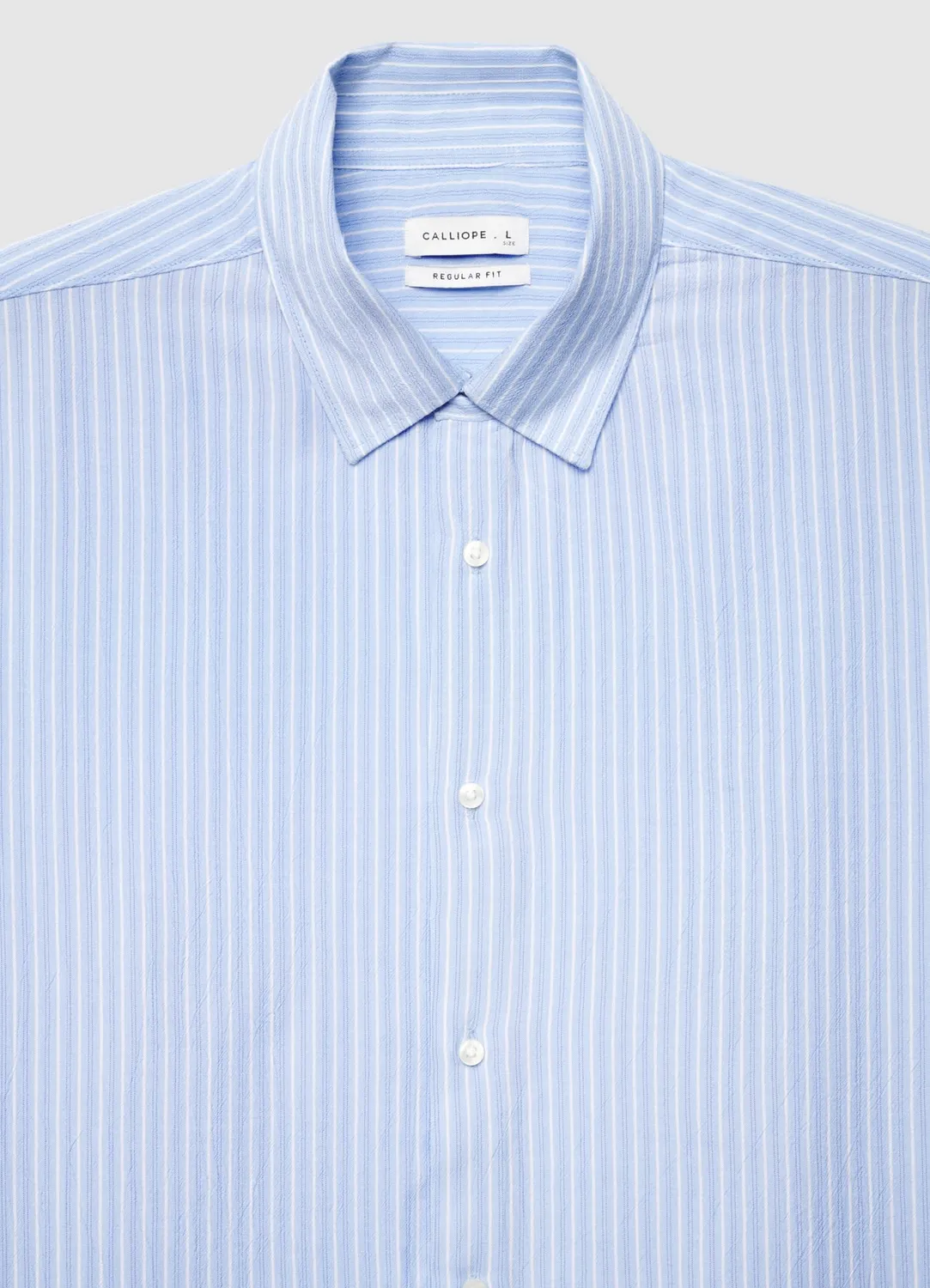 Calliope chemise classique rayée homme manches longues