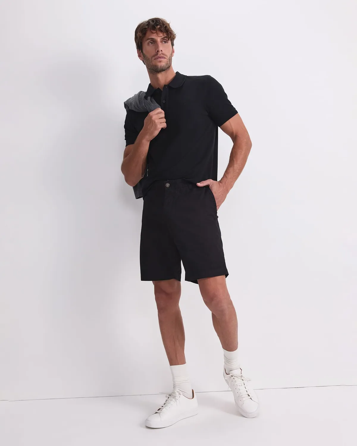 Sportscraft SC Pique polo piqué coton délavé