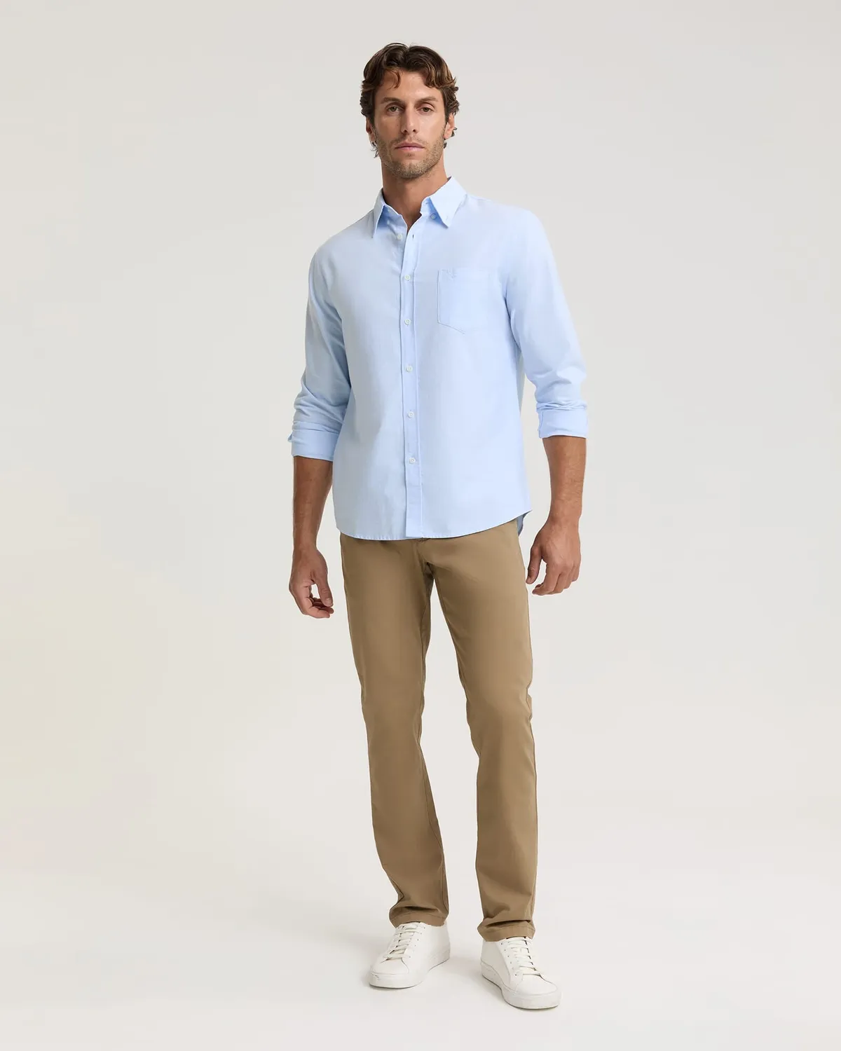 Sportscraft Oxford chemise manches longues coton homme