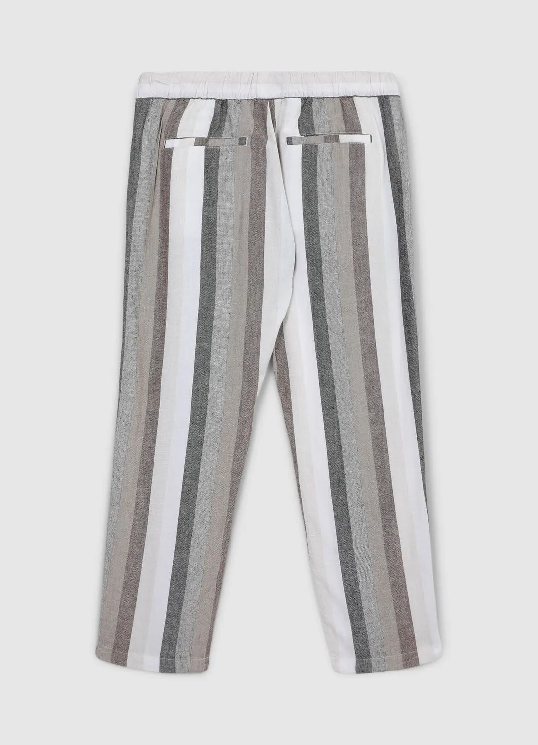 Calliope jogger rayé homme à cordon