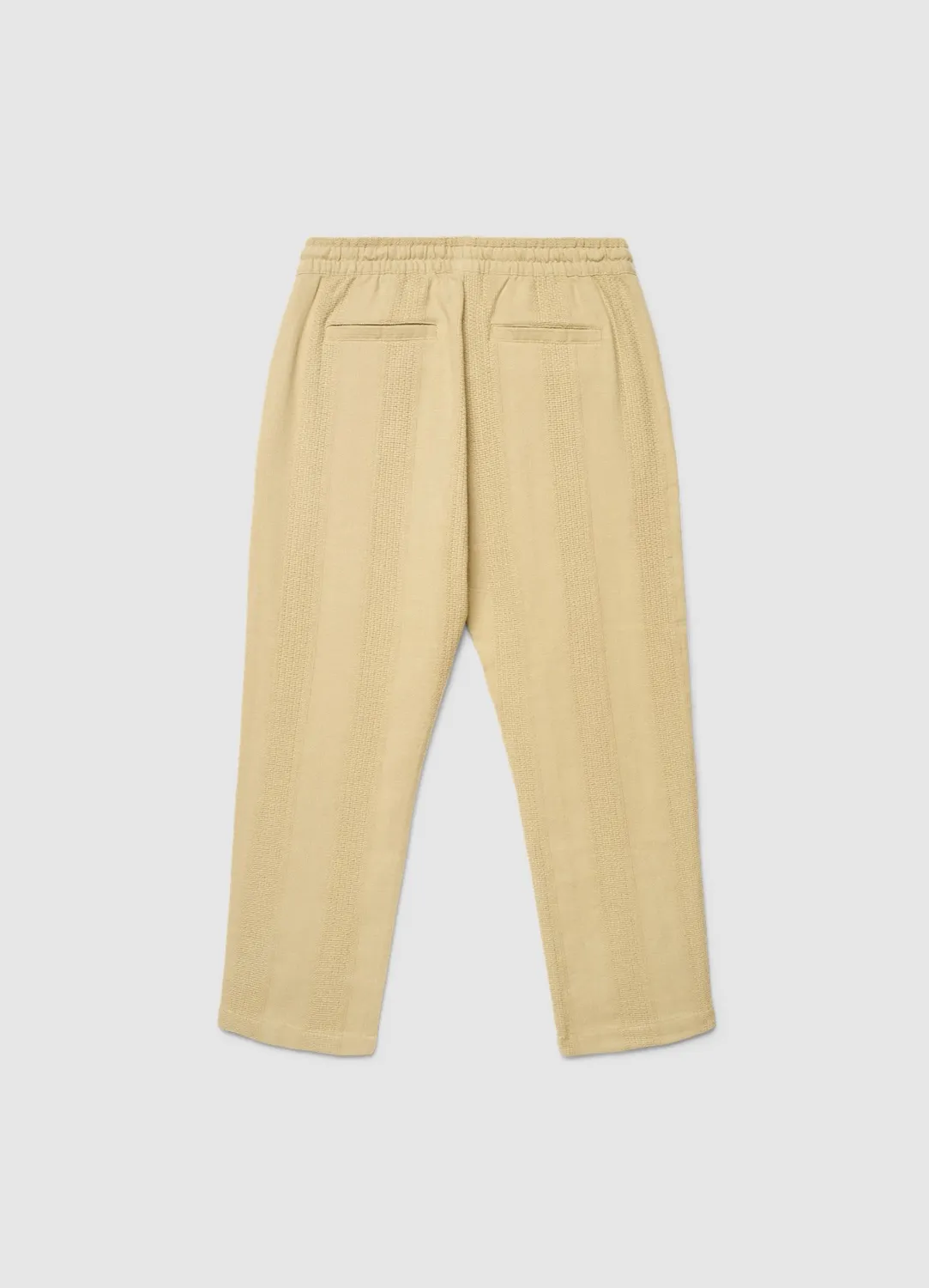 Calliope pantalon jogger jacquard rayé homme