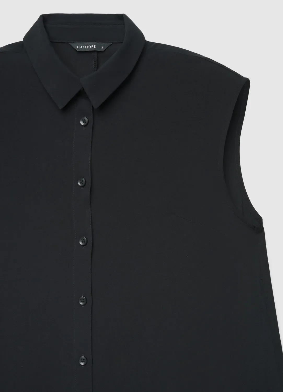 Calliope chemise longue sans manches femme unie