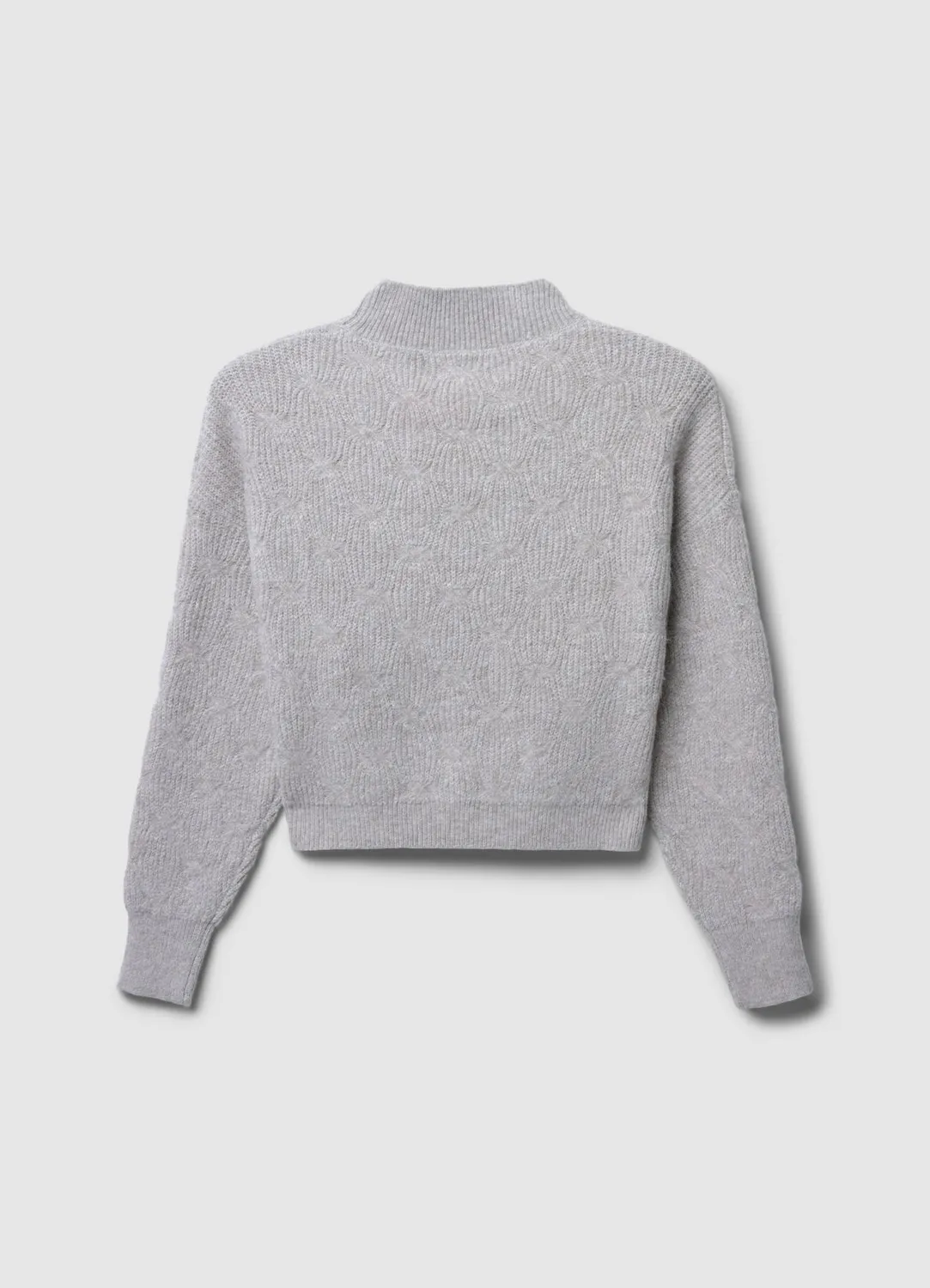 Calliope pull torsadé femme col haut manches longues