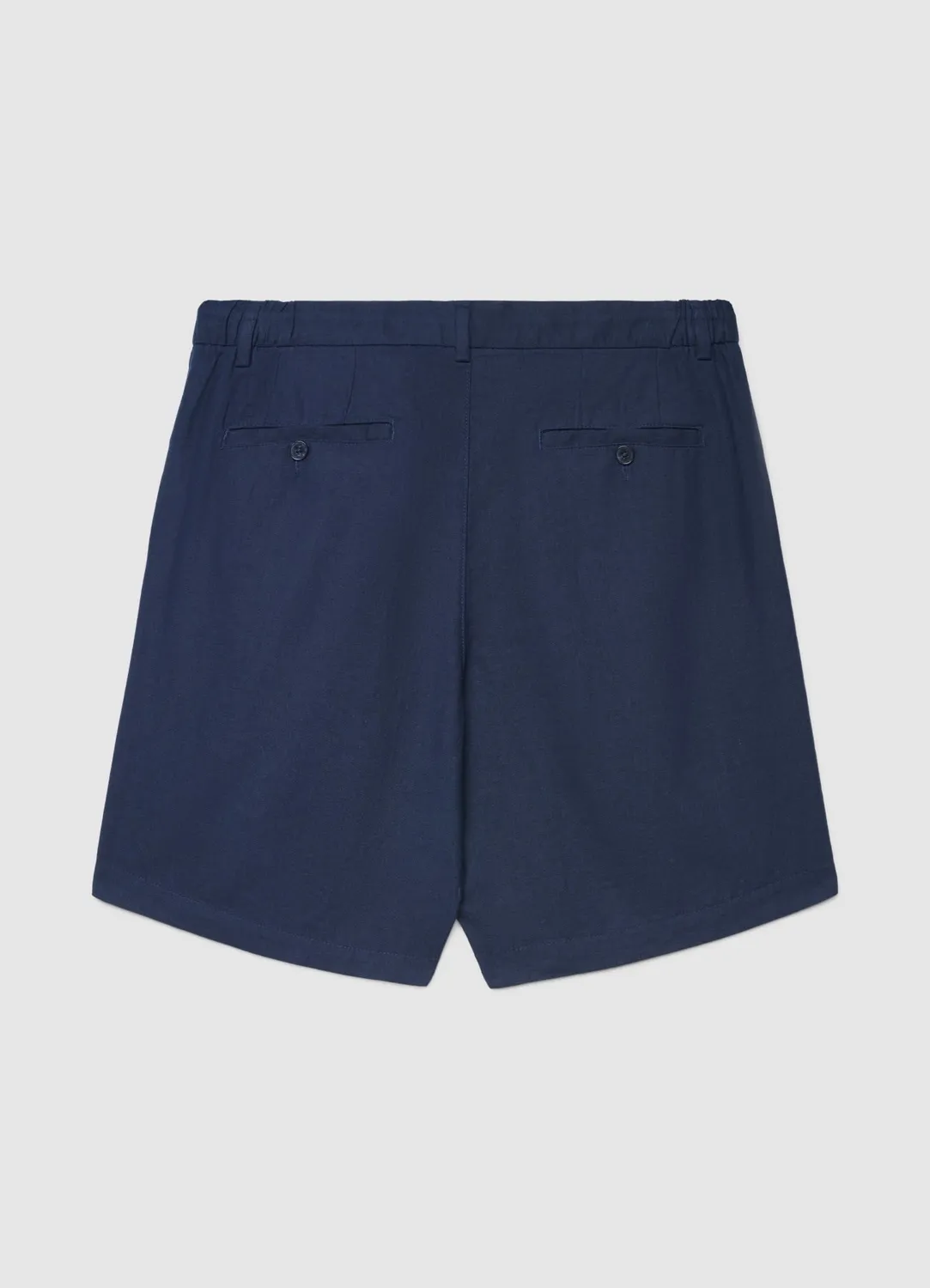 Calliope bermuda misto lino short homme lin uni