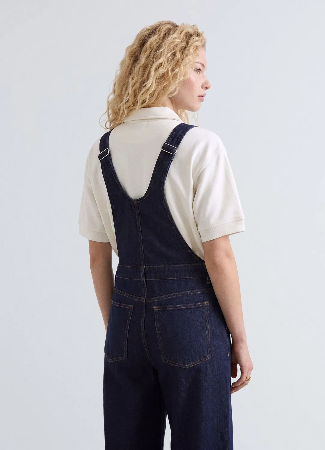 Calliope salopette femme large boutons