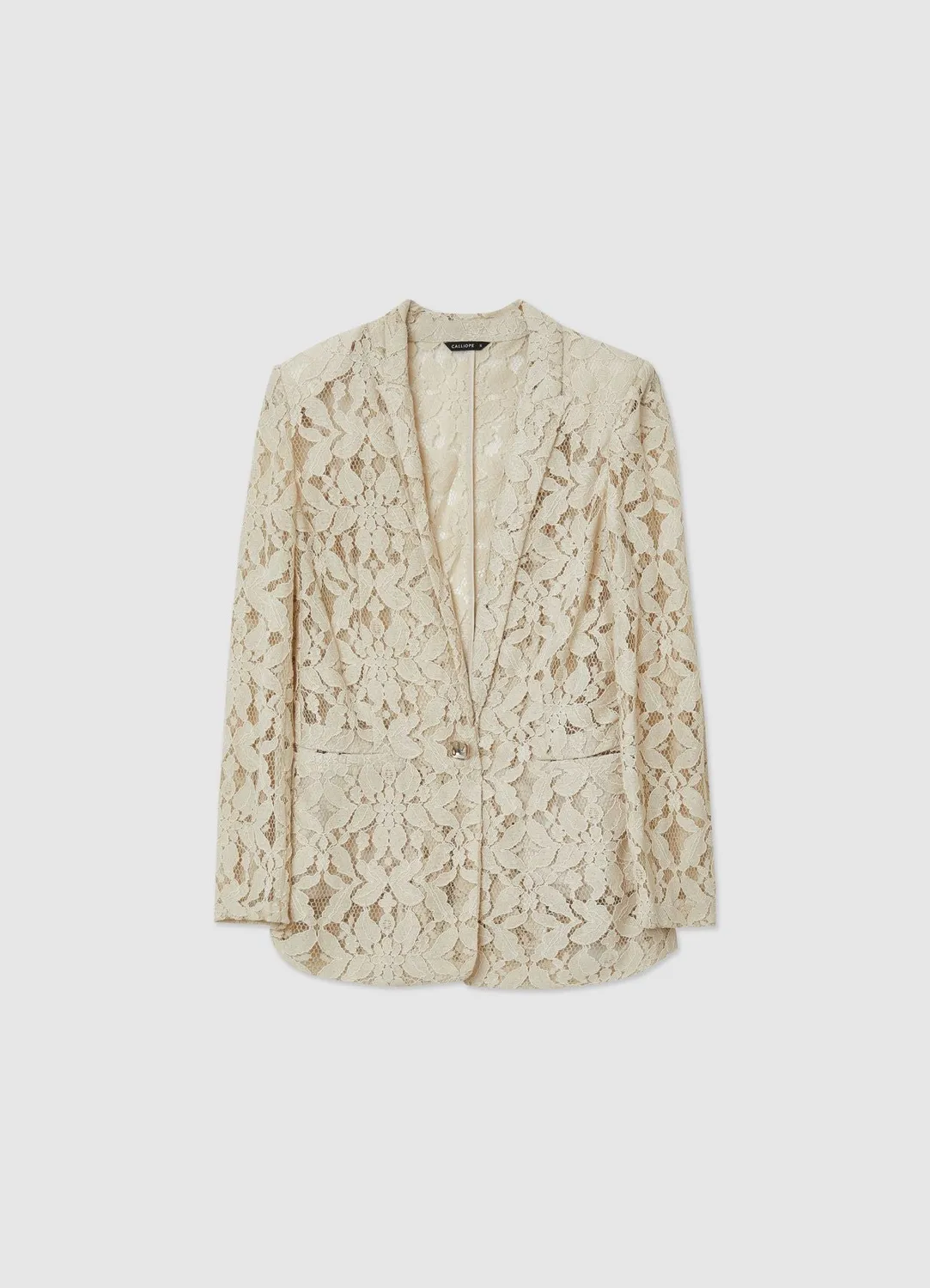 Calliope veste en dentelle non doublée femme ajourée