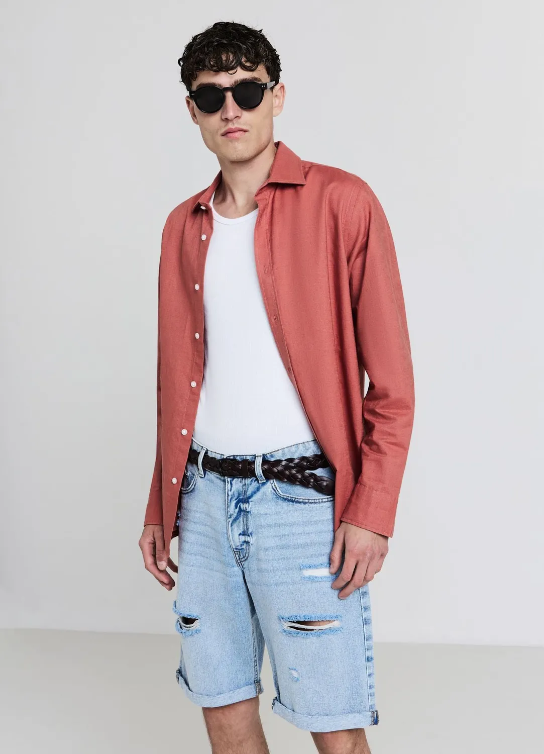 Calliope short jean homme déchiré regular 5 poches